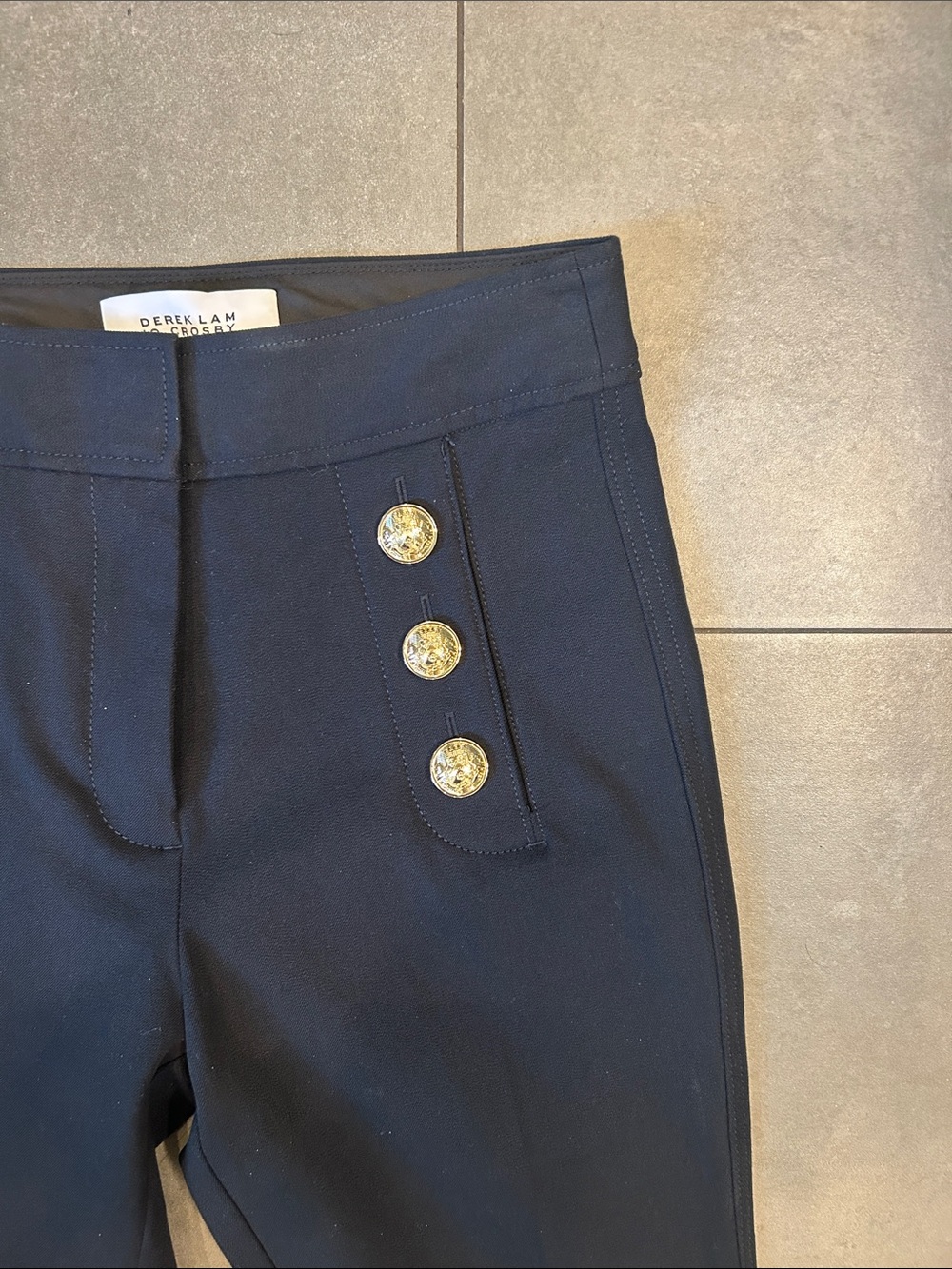 Derek Lam Crosby Trousers in Midnight - Picture 10 of 12